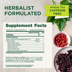 Traditional Medicinals Everyday Detox tea box back with ingredients and certifications
