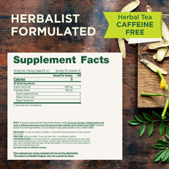 Traditional Medicinals Smooth Move box front highlights organic, non-GMO, and decaffeinated formula.
