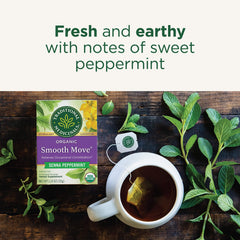 Close detail of the Smooth Move label design with branding.