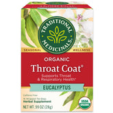 Traditional Medicinals Throat Coat Tea eucalyptus tea bags for a refreshing moment