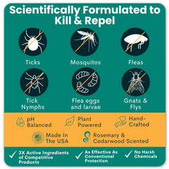Trail Guard used on outdoor adventures protects dogs and families from fleas and ticks.