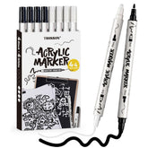TRANSON dual-tip markers pack for versatile design tasks on multiple surfaces.