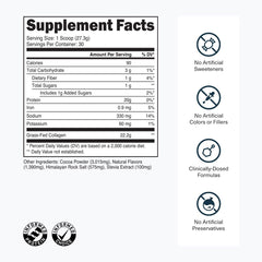 Transparent Labs collagen powder dissolving easily in water or coffee