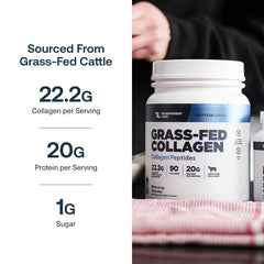 Transparent Labs ingredients label highlighting clean dairy-free collagen