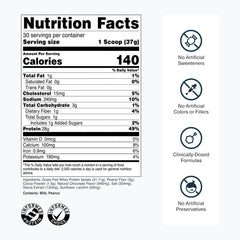Transparent Labs whey isolate shake with smooth texture