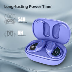 TRAUSI wireless earbuds IPX7 waterproof design protects against sweat and rain
