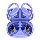 TRAUSI wireless earbuds in case showing instant pairing for quick setup