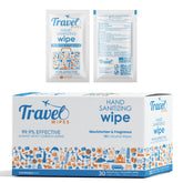 Travel Wipes individually wrapped pack for on-the-go hygiene.