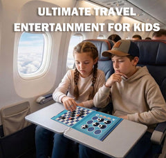 Travofun eva material checkers provide durable, lightweight pieces for kids.