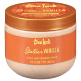Tree Hut Golden Vanilla Scrub jar close-up showing foamy texture for daily exfoliation