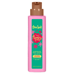 Tree Hut Hydraglow Raspberry Fizz bottle close-up showing long-lasting hydration