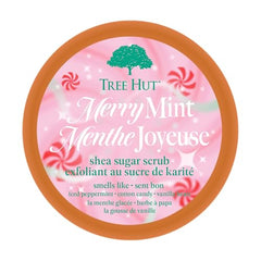 Tree Hut Merry Mint holiday packaging highlighting limited edition gift potential.