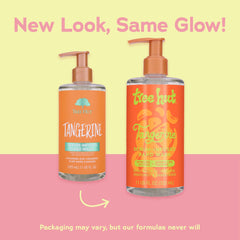 Tree Hut Tangerine hand wash texture closeup reveals serum-like consistency for hydration.