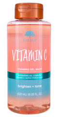 Tree Hut Vitamin C Wash bottle pour highlights citrus scent and refreshing cleanse.