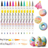 Treedoa gold edible marker pen for precise cake detailing and luxurious accents.