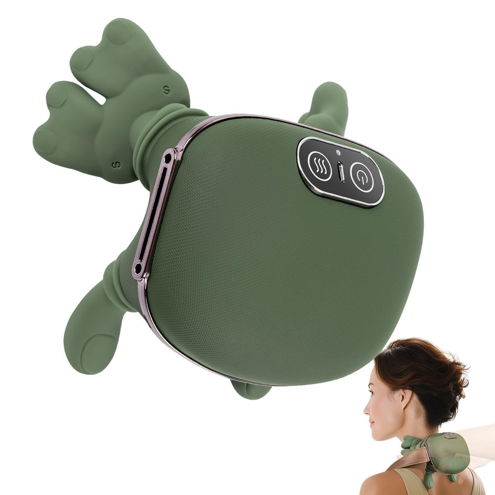 TREEFIA shoulder-neck massager with heat delivers targeted relief for tense trapezius muscles