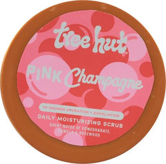 Tree Hut Pink Champagne scrub with shea butter nourishes skin during every shower.