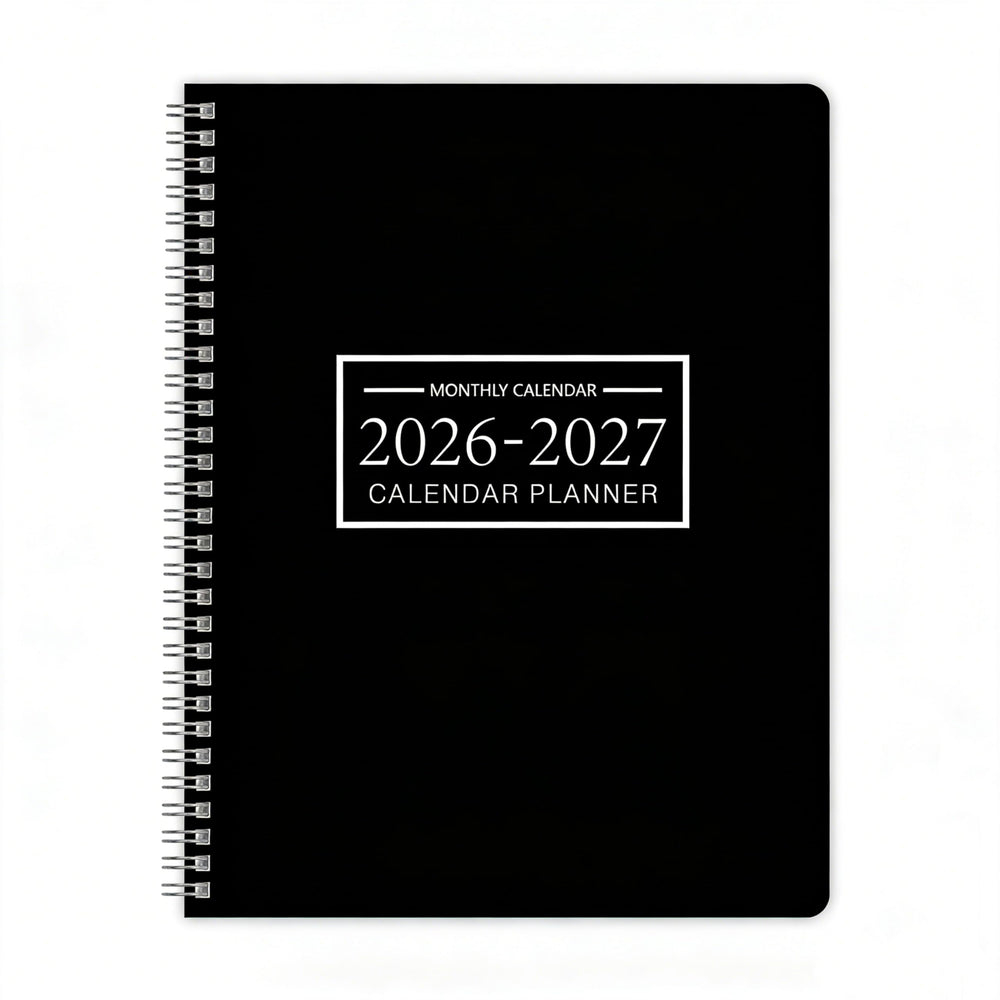 TREES monthly planner 2026-2027 cover view; durable and portable