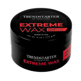 TrendStarter Extreme Wax jar front view for strong hold and premium styling.