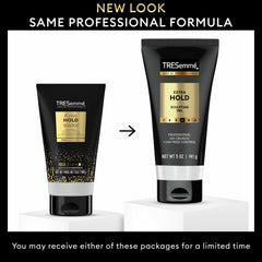 TRESemmé smoothing-frizz control on damp hair with alcohol-free gel