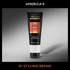TRESemmé Gel Ultra Hold shows strong definition and shine without crunch
