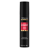 Tresemme Keratin Smooth Blowout Finishing Spray bottle on vanity delivering weightless hold and frizz control.