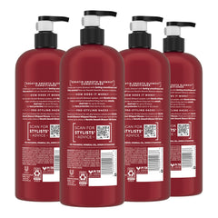 TRESemmé Keratin Smooth Conditioner 4-pack side view for easy storage