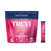 TREVI Sugar Free Electrolytes Raspberry packaging emphasizing flavor for daily hydration