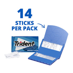 Trident Original gum bulk pack ideal for office desks and break rooms.
