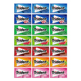 Trident sugar-free gum spearmint pack offers fresh breath after meals with long-lasting flavor.