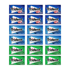 Trident sugar-free gum spearmint pack for long-lasting breath refresh
