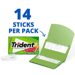 Trident Tropical Twist gum in hand for a fast pick-me-up