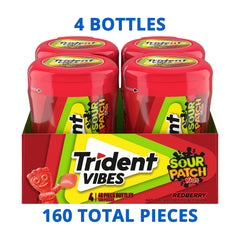 Trident Vibes sugar-free tag highlighting 5 calories per piece.