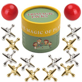 TriMagic metal jacks set for timeless, durable tabletop play