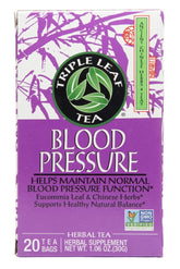 Triple Leaf Tea Blood Pressure tea bags in box for daily use