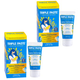 Triple Paste diaper rash cream tube close-up showing easy application and protection