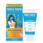 Triple Paste diaper cream barrier ointment protects baby's skin and soothes irritation.