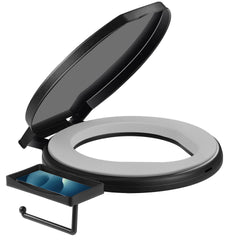 TRIPTIPS cushioned-seat enhances outdoor comfort on the portable toilet.