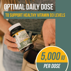 Vegan D3, USDA Organic certified capsules by Triquetra Health.