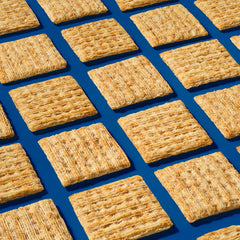 Triscuit Original Non-GMO badge—no artificial colors or flavors