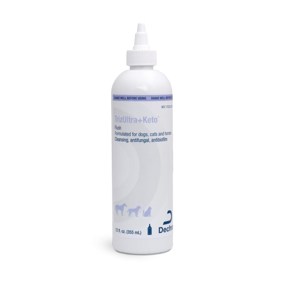 TrizULTRA+Keto Flush bottle shown for at-home pet care and gentle cleansing