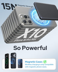 TRKOY W5 slim-profile design fits pockets while keeping your phone charged.