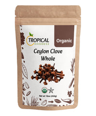 Tropical Goodness whole organic cloves 16oz for rich cooking flavor