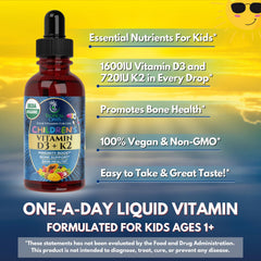 Tropical Oasis kid-friendly tasting drops during daily routine.