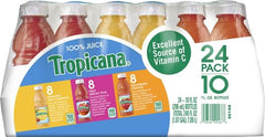 Tropicana Pineapple Peach Mango 10oz bottle with tropical flavor notes.