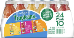 Tropicana Strawberry Orange 10oz bottle for on-the-go snacking.