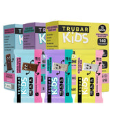 TRUBAR Kids Protein Bars confetti flavor box, ideal for school snacks.