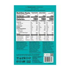 TRUBAR Oh Oh Cookie Dough bar close-up highlights creamy texture and plant-based ingredients