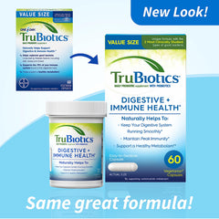 TruBiotics regularity capsules ready for daily digestion support.