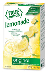True Citrus mango orange packet enhances sparkling water.